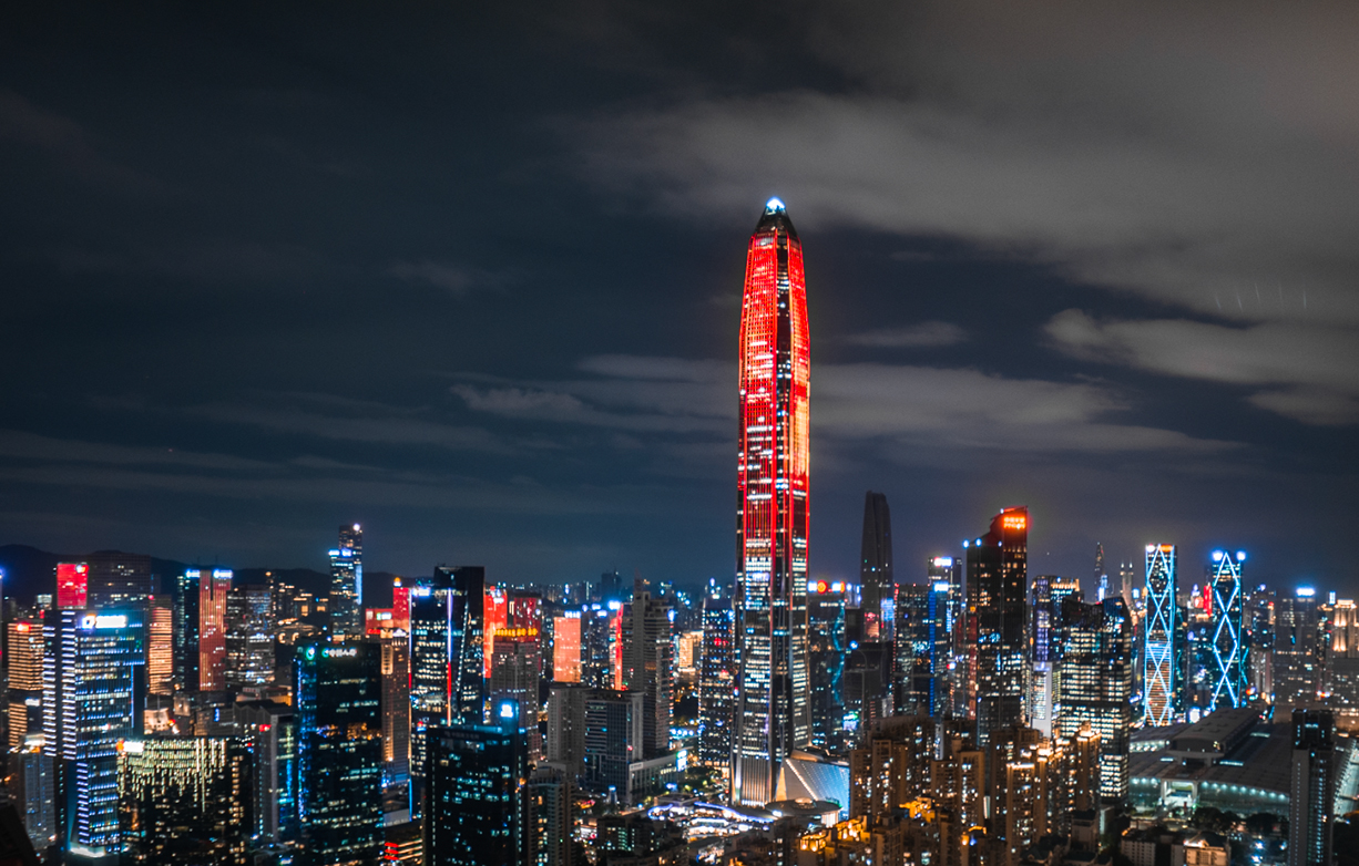 600米深圳第一高樓 —— 平安金融中心的燈光！