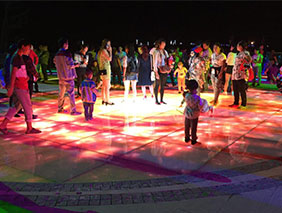LED體感互動地埋屏如何實(shí)現(xiàn)人屏互動