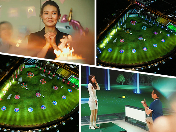 GOLF+無限玩法！高爾夫智能燈光互動控制系統(tǒng)等您來體驗